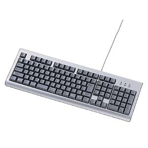 SKB-112ASV / 日本語PS/2キーボード(シルバー)
