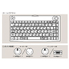 SKB-8695WTJ コードレス86日本語キーボード(ブラック) SKB-8695WTJ / コードレス86日本語キーボード(ブラック)