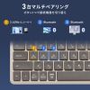 SKB-AZ01BG Bluetooth+2.4Gコンボキーボード コンパクトモデル(ベージュ) SKB-AZ01BG / Bluetooth+2.4Gコンボキーボード コンパクトモデル(ベージュ)