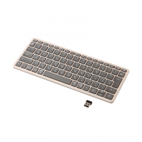 SKB-AZ01BG / Bluetooth+2.4Gコンボキーボード コンパクトモデル(ベージュ)