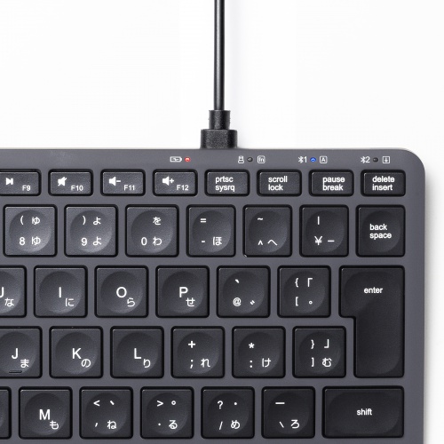 SKB-AZ01GY / Bluetooth+2.4Gコンボキーボード コンパクトモデル(グレー)