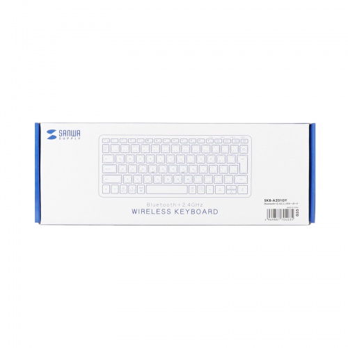 SKB-AZ01GY / Bluetooth+2.4Gコンボキーボード コンパクトモデル(グレー)