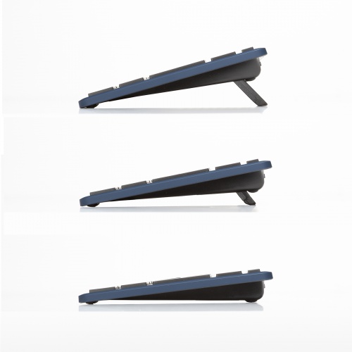 SKB-AZ01NV / Bluetooth+2.4Gコンボキーボード コンパクトモデル(ネイビー)