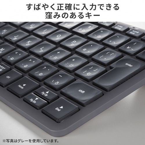 SKB-AZ01NV / Bluetooth+2.4Gコンボキーボード コンパクトモデル(ネイビー)