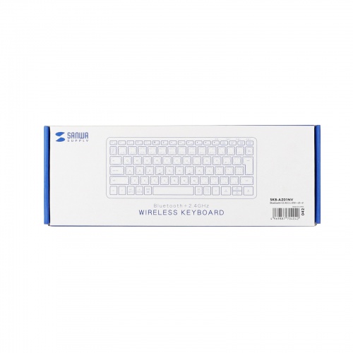 SKB-AZ01NV / Bluetooth+2.4Gコンボキーボード コンパクトモデル(ネイビー)