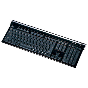 SKB-BT08BK / Bluetoothキーボード(クリアブラック)