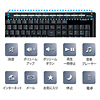 SKB-BT10BK Bluetoothキーボード(ブラック) SKB-BT10BK / Bluetoothキーボード(ブラック)