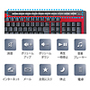 SKB-BT10R Bluetoothキーボード(レッド) SKB-BT10R / Bluetoothキーボード(レッド)
