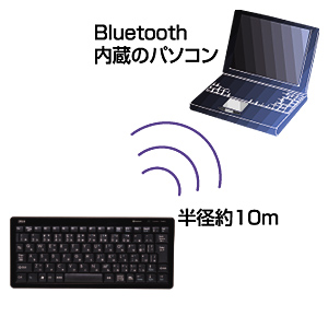 SKB-BT11BK / Bluetoothキーボード（ブラック）