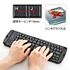 SKB-BT12BK 折りたたみ式Bluetoothキーボード SKB-BT12BK / 折りたたみ式Bluetoothキーボード