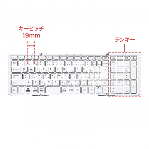 折り畳み構造で持ち運びに便利なフルキーボード2シリーズを発売