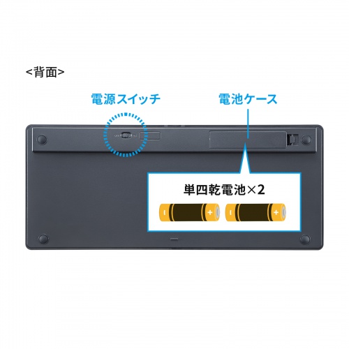 SKB-BT36BK / Bluetoothスリムキーボード