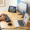 SKB-BT37BK 静音Bluetoothキーボード テンキーあり SKB-BT37BK / 静音Bluetoothキーボード テンキーあり