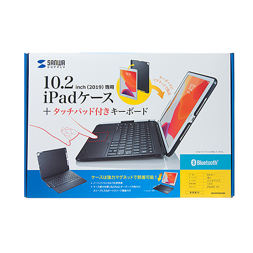 SKB-BTIPAD2BK / 10.2インチiPad専用ケース付きキーボード　タッチパッド内蔵