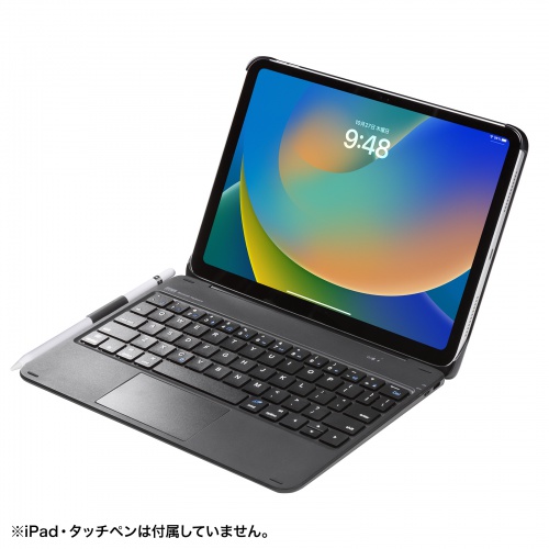 SKB-BTIPAD3BK【10.9インチiPad専用ケース付きキーボード タッチパッド