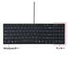 SKB-E2UN 英語配列USBスリムキーボード(ブラック) SKB-E2UN / 英語配列USBスリムキーボード(ブラック)
