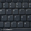 SKB-E3UN / 英語配列USBスリムキーボード（ブラック）