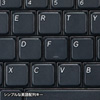 SKB-E3U / 英語配列USBスリムキーボード（テンキーなし・ブラック）