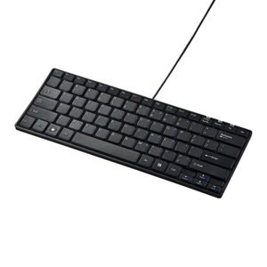 SKB-E3U / 英語配列USBスリムキーボード(テンキーなし・ブラック)