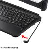 SKB-IP6BK / iPad 第10世代、A16専用ケース付きキーボードタイプCケーブル接続