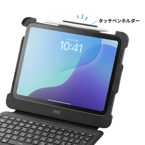 SKB-IP8BK / iPad 第10世代・A16専用ケース付き一体型キーボード（Type-Cケーブル接続）