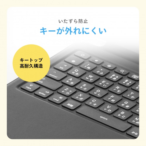 SKB-IP8BK / iPad 第10世代・A16専用ケース付き一体型キーボード（Type-Cケーブル接続）