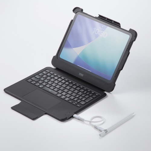 SKB-IP9BK / iPadA16・第10世代専用ケース付き一体型キーボードタッチパッド搭載モデル