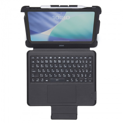SKB-IP9BK / iPadA16・第10世代専用ケース付き一体型キーボードタッチパッド搭載モデル