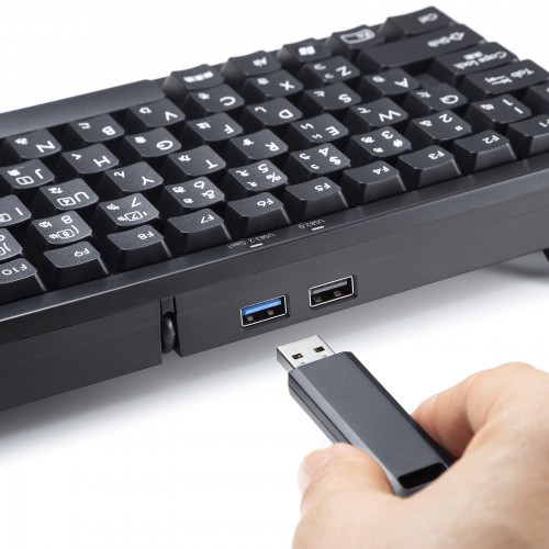 SKB-KG3UH3BK / USBハブ付コンパクトキーボード