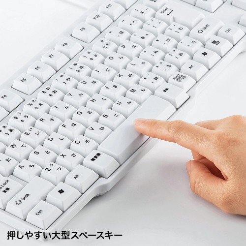 SKB-L1N / PS/2キーボード（ホワイト）