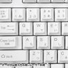 SKB-L1N PS/2キーボード(ホワイト) SKB-L1N / PS/2キーボード(ホワイト)