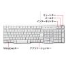 SKB-L1UN USBキーボード(ホワイト) SKB-L1UN / USBキーボード(ホワイト)