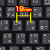 SKB-LKG3BK / USBロングケーブルキーボード(ブラック）