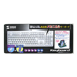 SKB-MK1W / メカニカルキーボード（ホワイト）