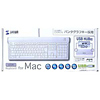 SKB-MSLUHW / USBハブ付スリムキーボード（ホワイト）