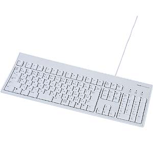 SKB-SL06W / USB&PS/2スリムキーボード(ホワイト)