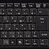 SKB-SL08UHBK USB2.0 HUB付スリムキーボード(ブラック) SKB-SL08UHBK / USB2.0 HUB付スリムキーボード(ブラック)