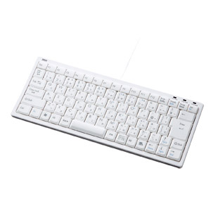 SKB-SL09UHW / USB2.0HUB付スリムキーボード（ホワイト）