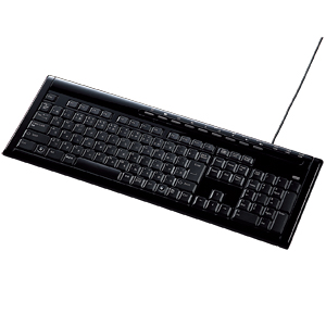 SKB-SL12BK / USBスリムキーボード(ブラック)