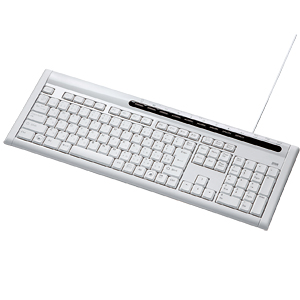 SKB-SL12W / USBスリムキーボード(ホワイト)