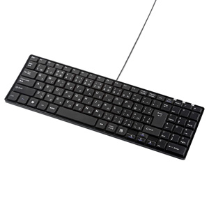 SKB-SL18BKN【USBスリムキーボード（ブラック）】無駄を省いた薄型