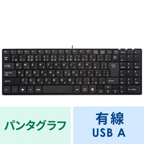 SKB-SL17BKN / USBスリムキーボード（ブラック）