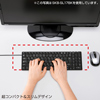 SKB-SL17W USBスリムキーボード(ホワイト) SKB-SL17W / USBスリムキーボード(ホワイト)