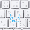 SKB-SL26W USBスリムキーボード(ホワイト) SKB-SL26W / USBスリムキーボード(ホワイト)