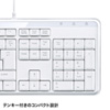 SKB-SL29W 静音スリムキーボード SKB-SL29W / 静音スリムキーボード