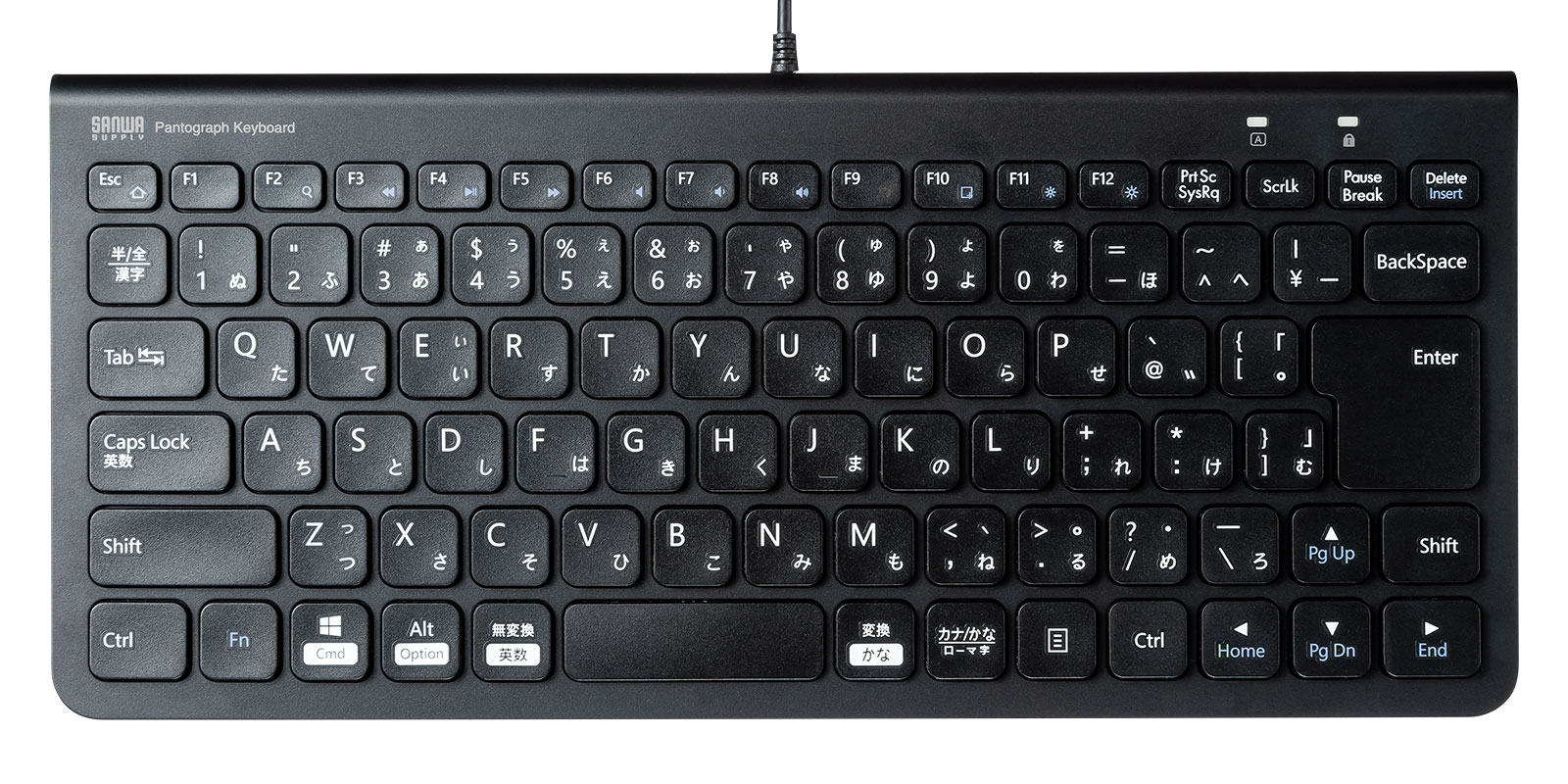 SKB-SL32BK【USBスリムキーボード(ブラック)】無駄を省いた SKB-SL32BK【USBスリムキーボード(ブラック)】無駄を省いた