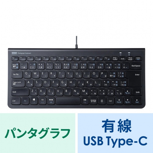 SKB-SL32CBK / USB Type-Cスリムキーボード（テンキー無し・86キー）