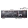 SKB-WBT41BK Bluetooth+2.4GHzコンボキーボード SKB-WBT41BK / Bluetooth+2.4GHzコンボキーボード