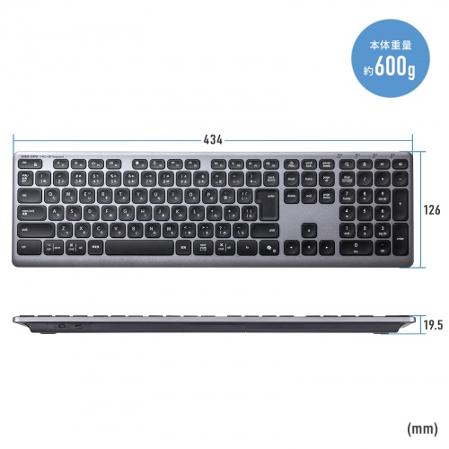 SKB-WBT41BK / Bluetooth＋2.4Gコンボキーボード