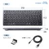 SKB-WBT43BK Bluetooth+2.4Gコンボキーボード コンパクトモデル SKB-WBT43BK / Bluetooth+2.4Gコンボキーボード コンパクトモデル